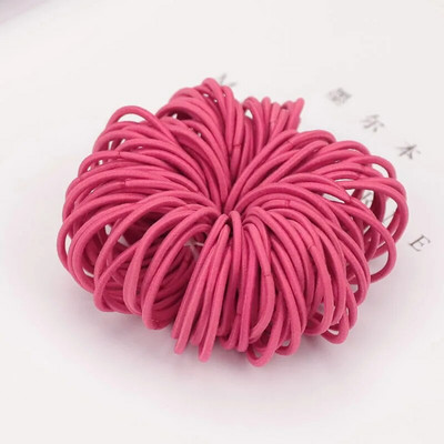 100 tk/partii 3 CM Tüdrukute elastsed juuksepaelad Kummipael Scrunchies Peapael hobusesaba hoidikukumm juustele Lastele Juuste aksessuaarid