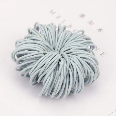 100 tk/partii 3 CM Tüdrukute elastsed juuksepaelad Kummipael Scrunchies Peapael hobusesaba hoidikukumm juustele Lastele Juuste aksessuaarid