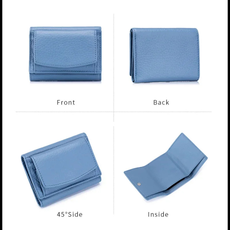 Daudzkrāsains  mini bērnu maks Japānas monētu maciņš RFID vienkrāsains monētu maciņš, mazs naudas maks sievietēm