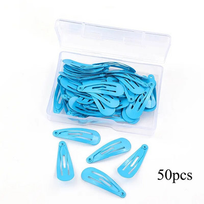 50 vnt/dėžutė Mini plaukų segtukai Vaikiški metaliniai plaukų segtukai, vienspalviai vaikiški plaukų segtukai, kūdikių plaukų segtukai, spalvoti plaukų aksesuarai
