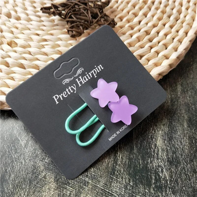 2 buc. Benzi elastice de păr cu culoare fluorescentă pentru copii, stea cu inimă florală, frânghie de păr, cravată de păr pentru fetiță, accesorii pentru păr