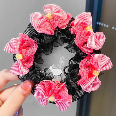 Baletas Lotynų Amerikos šokiai Plaukų tinklelis drugelis gėlių stilius Kasdienis kūno lavinimas šokio klasės pasirodymas plaukų kišenės kamuoliukai galvos dirbinys