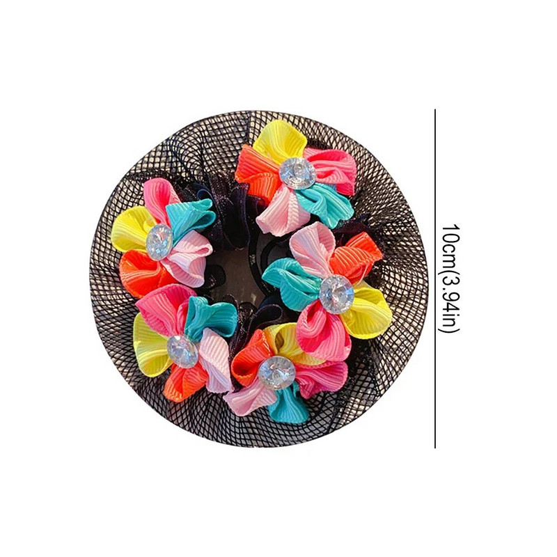 Baletas Lotynų Amerikos šokiai Plaukų tinklelis drugelis gėlių stilius Kasdienis kūno lavinimas šokio klasės pasirodymas plaukų kišenės kamuoliukai galvos dirbinys