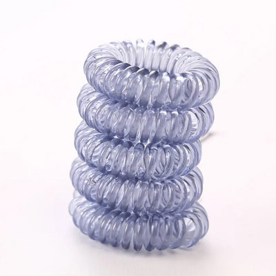 10 tk/partii 3 cm Väikesed juuksenöörid Tüdrukutele Läbipaistvad värvilised elastsed juuksepaelad Lastele hobusesabahoidja Lipsu kummijuuksed Aksessuaarid