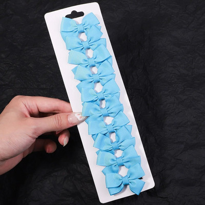 10 tk/komplekt 1,9`` Mini Solid Bows juukseklambrid armsatele beebitüdrukutele Boutique Bowknot juuksenõelad, peakatted, laste juukseaksessuaarid