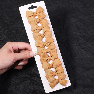 10 tk/komplekt 1,9`` Mini Solid Bows juukseklambrid armsatele beebitüdrukutele Boutique Bowknot juuksenõelad, peakatted, laste juukseaksessuaarid