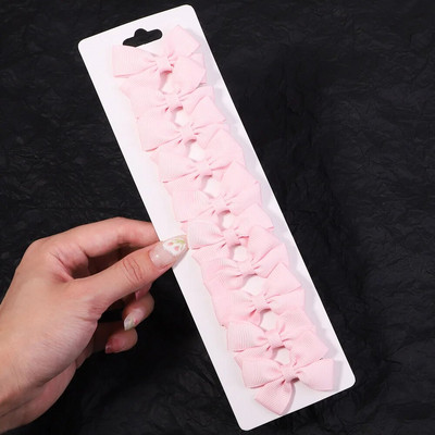 10 tk/komplekt 1,9`` Mini Solid Bows juukseklambrid armsatele beebitüdrukutele Boutique Bowknot juuksenõelad, peakatted, laste juukseaksessuaarid