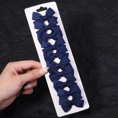10 tk/komplekt 1,9`` Mini Solid Bows juukseklambrid armsatele beebitüdrukutele Boutique Bowknot juuksenõelad, peakatted, laste juukseaksessuaarid