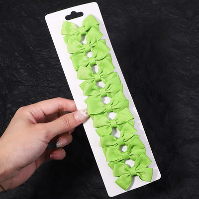 10 tk/komplekt 1,9`` Mini Solid Bows juukseklambrid armsatele beebitüdrukutele Boutique Bowknot juuksenõelad, peakatted, laste juukseaksessuaarid