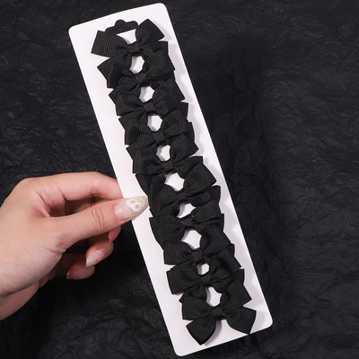 10 tk/komplekt 1,9`` Mini Solid Bows juukseklambrid armsatele beebitüdrukutele Boutique Bowknot juuksenõelad, peakatted, laste juukseaksessuaarid