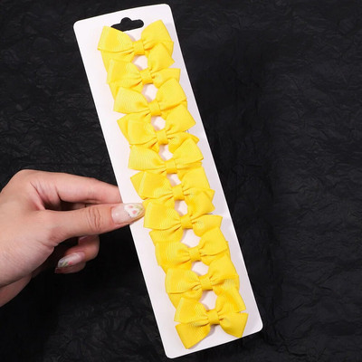 10 tk/komplekt 1,9`` Mini Solid Bows juukseklambrid armsatele beebitüdrukutele Boutique Bowknot juuksenõelad, peakatted, laste juukseaksessuaarid