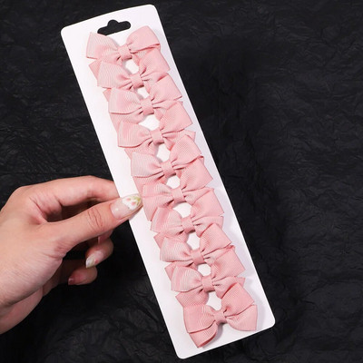 10 tk/komplekt 1,9`` Mini Solid Bows juukseklambrid armsatele beebitüdrukutele Boutique Bowknot juuksenõelad, peakatted, laste juukseaksessuaarid