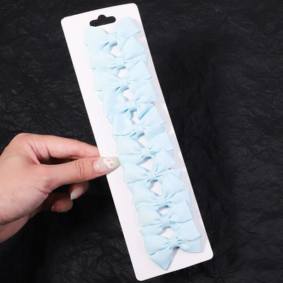 10 tk/komplekt 1,9`` Mini Solid Bows juukseklambrid armsatele beebitüdrukutele Boutique Bowknot juuksenõelad, peakatted, laste juukseaksessuaarid