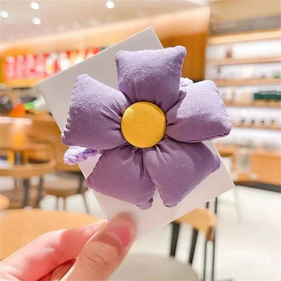 Kummipaelad Tüdrukutele Armsad multifilmid Lilled Liblikad Elastsed Juuksepaelad Pea Tross Hobusesabahoidja Laste Juuste Aksessuaarid