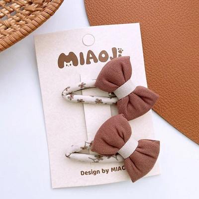 2GAB korejiešu mazuļu punktveida matu sprādzes Cute plīša BB matu sprādzes bantes meitenēm.