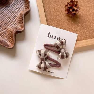 2GAB korejiešu mazuļu punktveida matu sprādzes Cute plīša BB matu sprādzes bantes meitenēm.