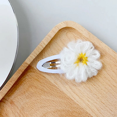 Ins Daisy Flower Juukseklambrid Beebitüdrukute Juuksenõelad Lastele Pitsid Valged Baretid Printsess Konksud Väikelaste Kevad Aksessuaarid Korea
