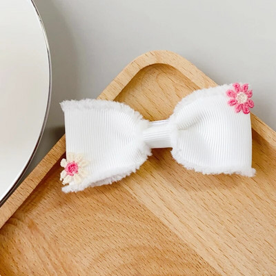 Ins Daisy Flower Juukseklambrid Beebitüdrukute Juuksenõelad Lastele Pitsid Valged Baretid Printsess Konksud Väikelaste Kevad Aksessuaarid Korea