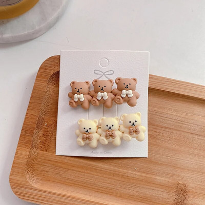 2vnt./rinkinys Madingas animacinis filmukas kūdikiui gėlytėms plaukų segtukas Bb segtukas vaikams plaukų segtukai nėriniai meškiukai lankeliai mergaičių galvos juostelės priedai