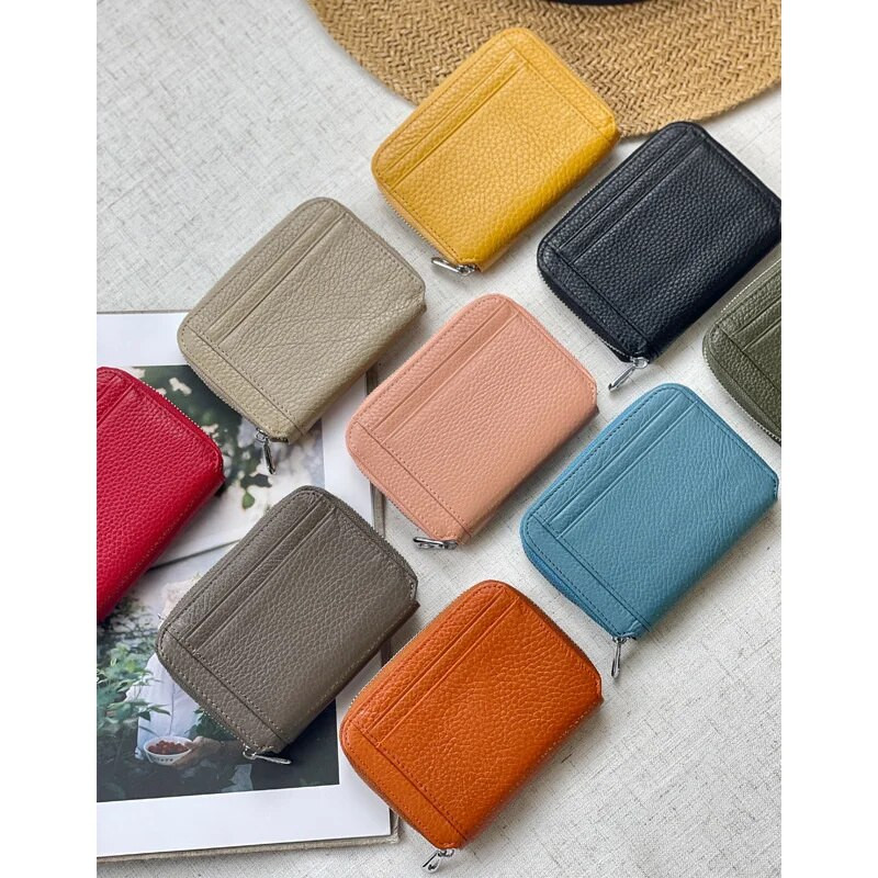 Sieviešu mazs maks 2023. g. Jauns vairāku slotu  kredītkaršu turētājs Vīriešu rāvējslēdzēja maiņas monētu somiņa