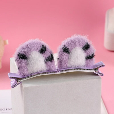 Jaunas plīša kaķu ausis matu sprādzes meitenes jaukas matu sprādzes matu aksesuāri sievietēm, saldas skapītes bērniem modes rotājumi dāvana
