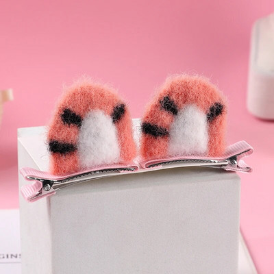 Jaunas plīša kaķu ausis matu sprādzes meitenes jaukas matu sprādzes matu aksesuāri sievietēm, saldas skapītes bērniem modes rotājumi dāvana