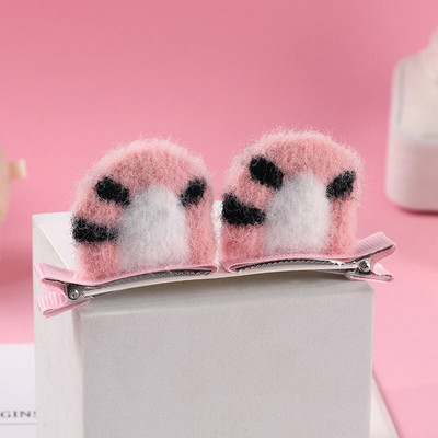 Jaunas plīša kaķu ausis matu sprādzes meitenes jaukas matu sprādzes matu aksesuāri sievietēm, saldas skapītes bērniem modes rotājumi dāvana