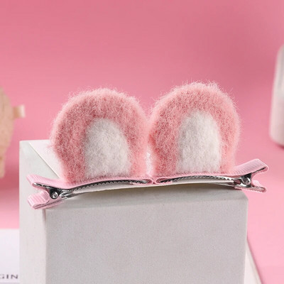 Jaunas plīša kaķu ausis matu sprādzes meitenes jaukas matu sprādzes matu aksesuāri sievietēm, saldas skapītes bērniem modes rotājumi dāvana