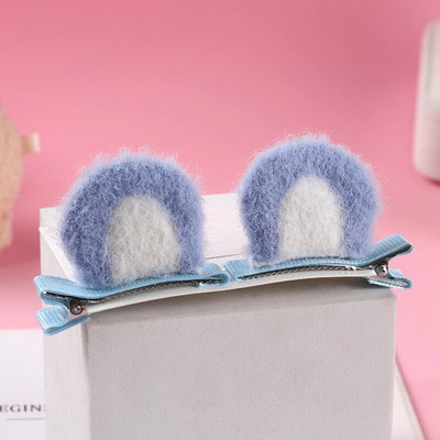 Jaunas plīša kaķu ausis matu sprādzes meitenes jaukas matu sprādzes matu aksesuāri sievietēm, saldas skapītes bērniem modes rotājumi dāvana