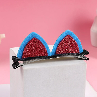 Jaunas plīša kaķu ausis matu sprādzes meitenes jaukas matu sprādzes matu aksesuāri sievietēm, saldas skapītes bērniem modes rotājumi dāvana