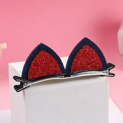 Jaunas plīša kaķu ausis matu sprādzes meitenes jaukas matu sprādzes matu aksesuāri sievietēm, saldas skapītes bērniem modes rotājumi dāvana