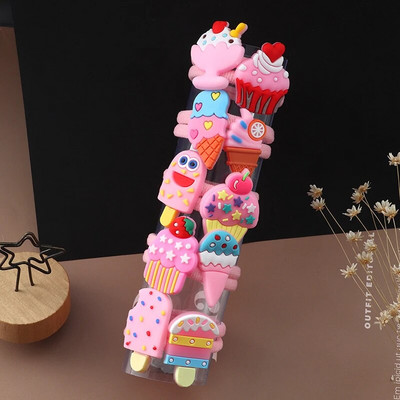 10 bucăți/set fete benzi drăguțe pentru păr, banda elastică de cauciuc, accesorii pentru păr pentru copii, animale din desene animate, bentiță, ornamente, cadou