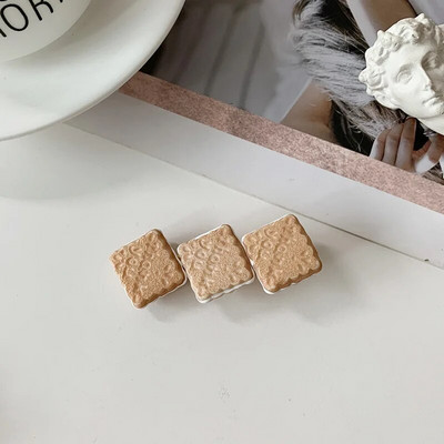 Сладки момичета щипка за коса Фиби за коса Аксесоари за коса с форма на бисквитка Детски фиби за коса анимационни ленти за коса Фиби за глава