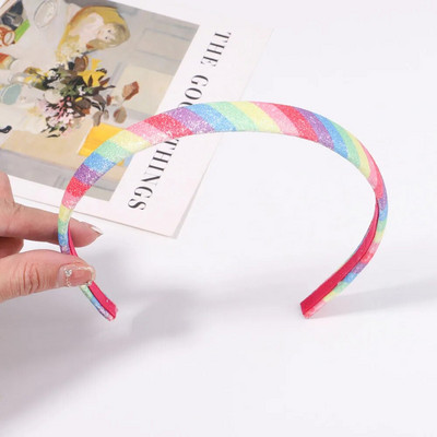 2022. gada modes meitenes mirdzoša galvas saite Jauka galvas saite matu lente gradienta varavīksnes mīlestības zvaigzne galvas saite Mermaid bērniem dāvanām matu aksesuāri