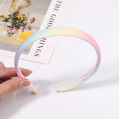 2022. gada modes meitenes mirdzoša galvas saite Jauka galvas saite matu lente gradienta varavīksnes mīlestības zvaigzne galvas saite Mermaid bērniem dāvanām matu aksesuāri