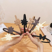 Jauna vienkārša, saldu tauriņu ziedu galvas saite bērniem Bērnu meiteņu galvas saite Rotaslietas aksesuāri Galvassegas