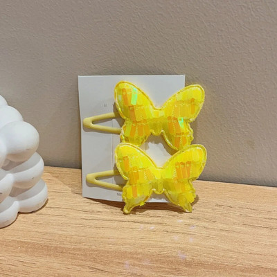 2GAB Princese Sequin Zivs svari Tauriņš Jauki Meiteņu Matadatas Bērnu Galvassegas Matu sprādzes Matu Spraudes Barrettes Matu Aksesuāri