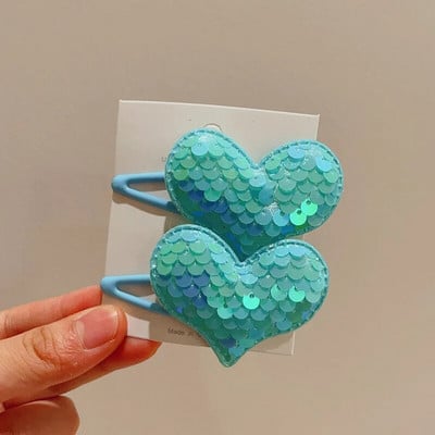 2 TK uus armas printsess ketendav süda, tüdrukud, juuksenõelad, laste peakatted, juukseklambrid, juukseklambrid, juuste aksessuaarid