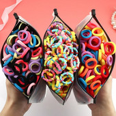 50/100 tk/komplekt Tüdrukute elastsed juuksepaelad Värvilised nailonist väikesed kummipaelad Laste hobusesabahoidja Juukselipsud Lastele Juuste aksessuaarid