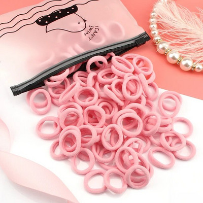 50/100 tk/komplekt Tüdrukute elastsed juuksepaelad Värvilised nailonist väikesed kummipaelad Laste hobusesabahoidja Juukselipsud Lastele Juuste aksessuaarid