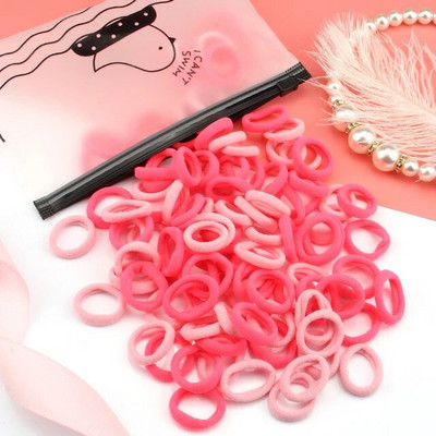 50/100 tk/komplekt Tüdrukute elastsed juuksepaelad Värvilised nailonist väikesed kummipaelad Laste hobusesabahoidja Juukselipsud Lastele Juuste aksessuaarid