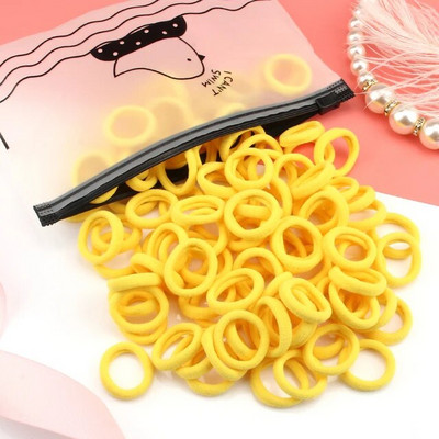 50/100 tk/komplekt Tüdrukute elastsed juuksepaelad Värvilised nailonist väikesed kummipaelad Laste hobusesabahoidja Juukselipsud Lastele Juuste aksessuaarid