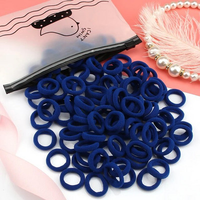 50/100 tk/komplekt Tüdrukute elastsed juuksepaelad Värvilised nailonist väikesed kummipaelad Laste hobusesabahoidja Juukselipsud Lastele Juuste aksessuaarid