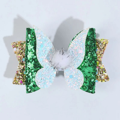 Sweet Mermaid Bows Matu sprādzes meitenēm Mirdzoši Bowknot Matu sprādzes Roku darbs Boutique Barrettes Galvassegas Matu Aksesuāri