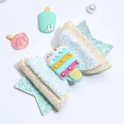 Sweet Mermaid Bows Matu sprādzes meitenēm Mirdzoši Bowknot Matu sprādzes Roku darbs Boutique Barrettes Galvassegas Matu Aksesuāri