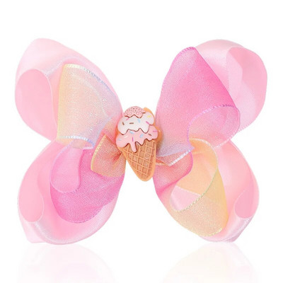 Sweet Mermaid Bows Matu sprādzes meitenēm Mirdzoši Bowknot Matu sprādzes Roku darbs Boutique Barrettes Galvassegas Matu Aksesuāri