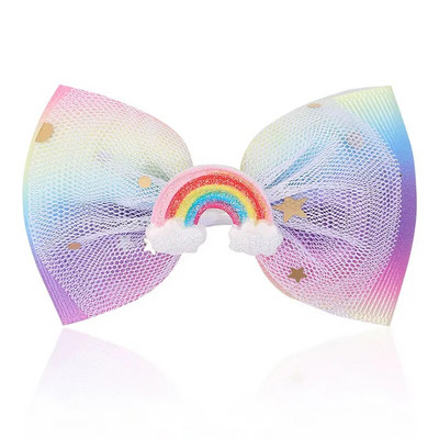 Sweet Mermaid Bows Matu sprādzes meitenēm Mirdzoši Bowknot Matu sprādzes Roku darbs Boutique Barrettes Galvassegas Matu Aksesuāri