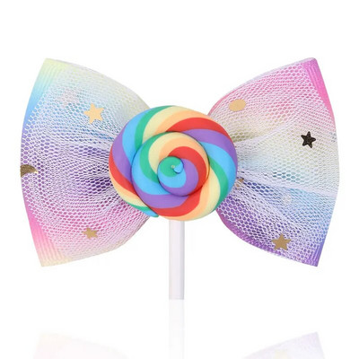 Sweet Mermaid Bows Matu sprādzes meitenēm Mirdzoši Bowknot Matu sprādzes Roku darbs Boutique Barrettes Galvassegas Matu Aksesuāri