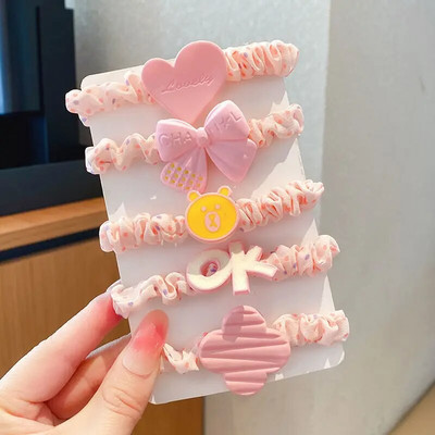 Ukosnice iz crtića Dječja djevojka Modne trake za glavu Dodaci za kosu Kopce za kosu za dijete Ukrasi za glavu Slatko srce s mašnom