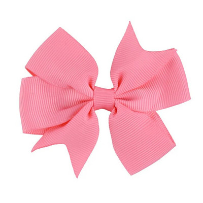 8x8cm 1PC Agrafe fundite cu panglică din grosgrain de culoare uni Agrafe de păr pentru fete Papioni de păr Boutique Agrafe de păr Accesorii de păr pentru copii